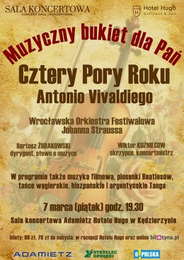 Kędzierzyn Koźle Wydarzenie Koncert Muzyczny bukiet dla Pań - "Cztery Pory Roku" Antonio Vivaldiego